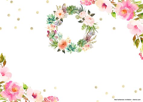 Maybe you would like to learn more about one of these? FREE Bohemian Invitation Templates | Download Hundreds ...