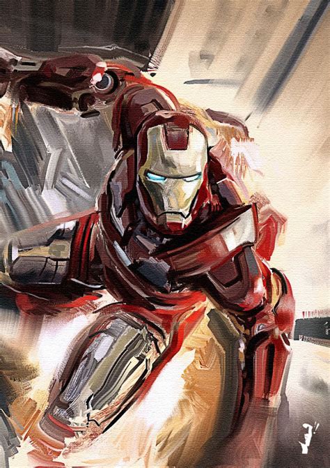 Iron Man Study By ~robertogomesart On Deviantart Marvel