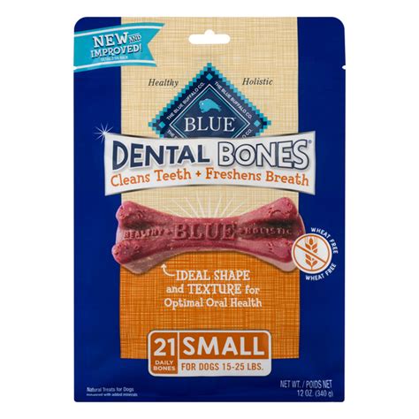 Save On Blue Daily Dog Dental Bones Small Natural 21 Ct Order Online