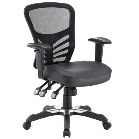Modway Articulate Mesh Office Chair In Black Cymax Business