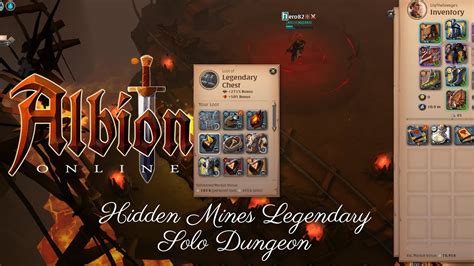 Albion Online Tier 8 Solo Dungeon Hidden Mines Legendary Chest