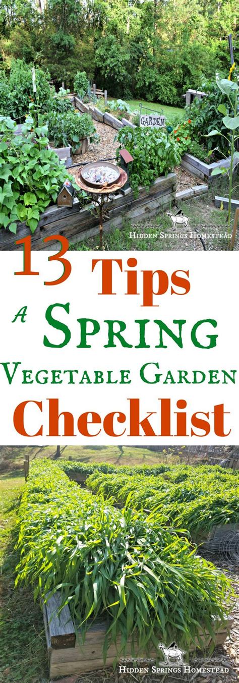 Spring Garden Checklist 14 Tips To Get Ahead Of Spring Garden Checklist Gardening For