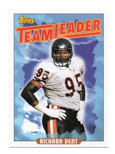Nfl 1993 Topps 172 Chicago Bears Team Leaders Richard Dent On Ebid