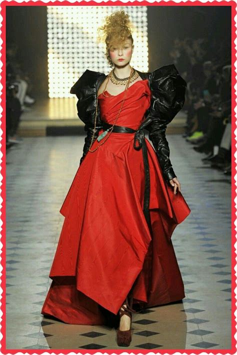 Lady In Red Vivienne Westwood Vivienne Westwood Punk Fashion