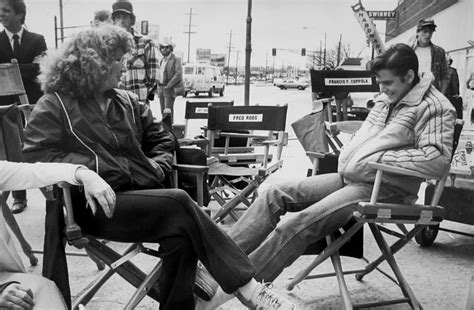 Thomas Howell And Author S E Hinton During The Filming Of The Outsiders