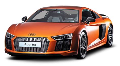 Orange Audi R8 Car Png Image For Free Download