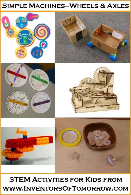 Wheels And Axles Simple Machines Activities For Kids Inventors Of