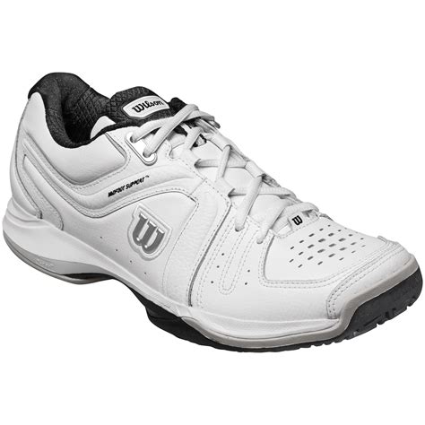 What are the 5 best tennis shoes for the beginning of 2021 that you will be seeing at the australian open that you can purchase too? Wilson Mens nVision Premium All Court Tennis Shoes - White - Tennisnuts.com
