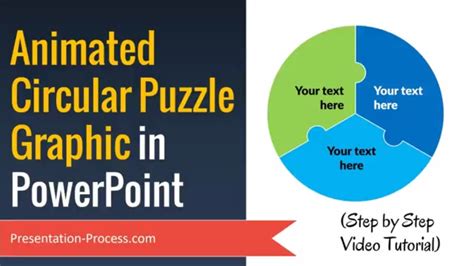 Animated Circular Puzzle Graphic In Powerpoint Step By Step Youtube