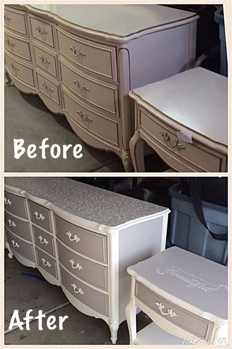 It provides a matte chalky finish. DIY - Chalk Paint - Vintage furniture - French provincial ...