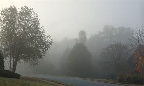 Really Foggy Morning In Georgia Rfoggypics
