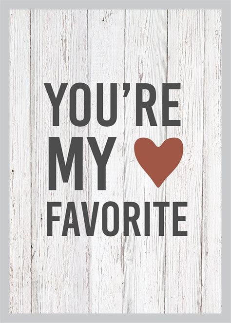 Items Similar To Youre My Favorite 5x7 Art Print Valentines Day