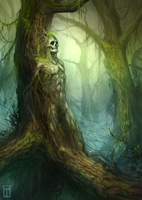 Dead Woods Fantasy Concept Art Dark Fantasy Art Fantasy Creatures