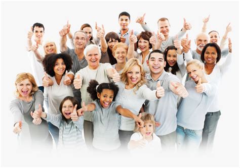 Group Of People Giving Thumbs Up Png Download Transparent Png