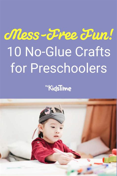 Mess Free Fun With These 10 No Glue Crafts For Preschoolers