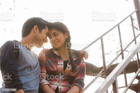 Young Couple Falling In Love Stock Photo Stock Photo Download Image