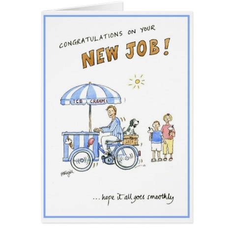 Greetings Card Congratulations On Your New Job Zazzle