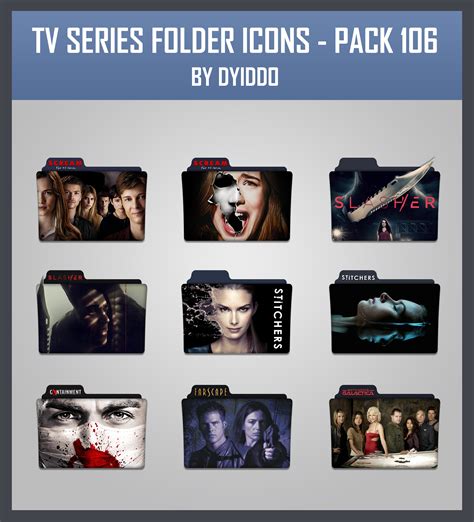 Tv Series Folder Icons Pack 106 By Dyiddo On Deviantart