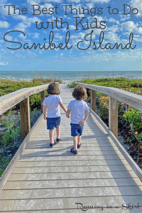 Top Things To Do On Sanibel Island With Kids Running In A Skirt