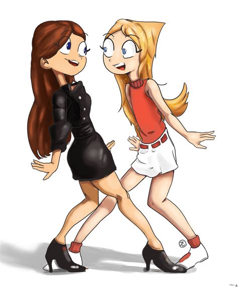 Vanessa And Candace By Cartoonsbest On Deviantart