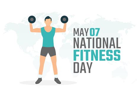 Vector Graphic Of National Fitness Day Good For National Fitness Day