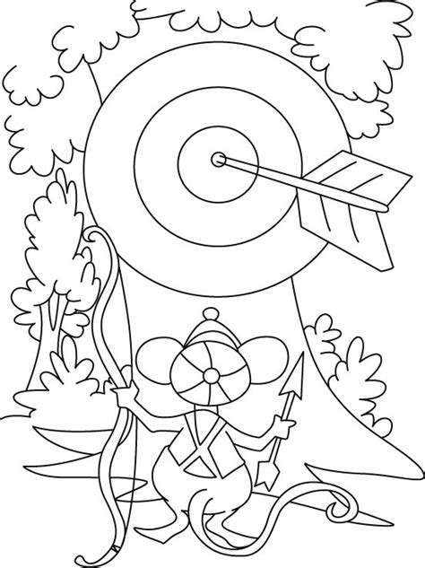 12 Archery Coloring Pages Print Color Craft