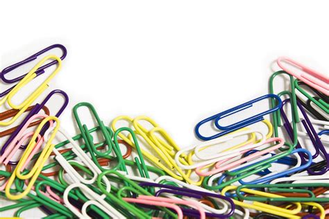 Colorful Paper Clips Free Photo 1236774