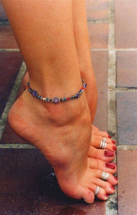 Anklet And Toe Ring Ankletandtoeringset Toe Rings Foot Jewelry