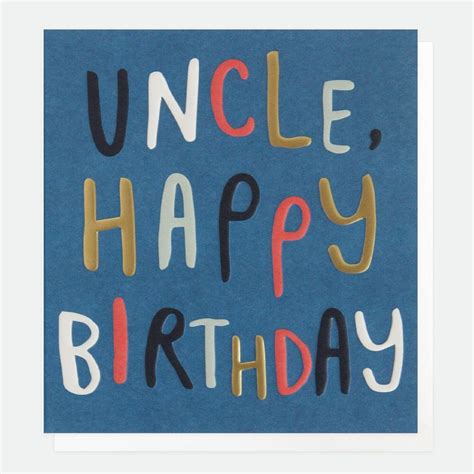Birthday Card Ideas For Uncle