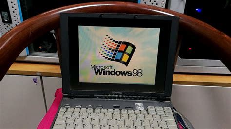 Retro Laptop First Start In Years Windows 98 Youtube