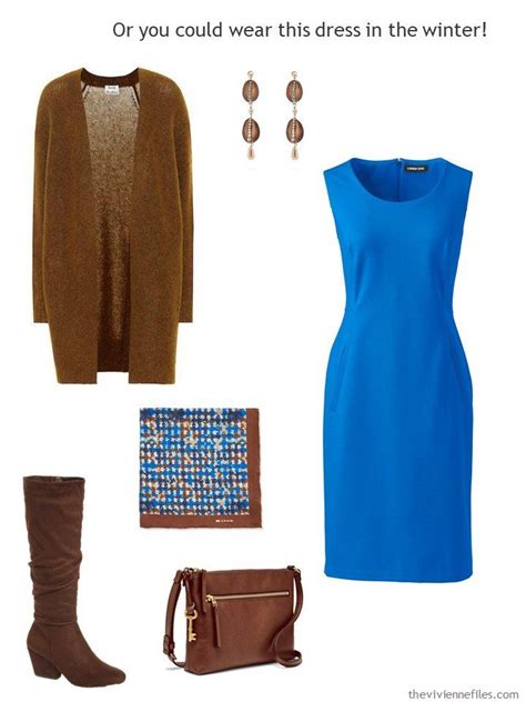 10 Ways To Wear A Blue Dress The Vivienne Files Blue Dress Outfits