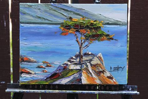 Lisa Elley The Lone Cypress For Sale At 1stdibs