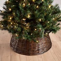 Brown Rattan Tree Collar from Kirkland's | Tree collar christmas ...