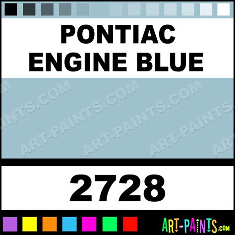 Pontiac Engine Blue Model Master Metal Paints And Metallic Paints