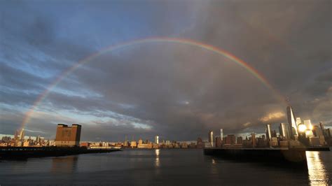 Hope Amid Coronavirus Gloom Stunning Nyc Rainbow Caught On Camera