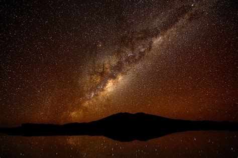 Reflectingsaltflatbolivia The Bolivian Milky Way Coipasa Salt