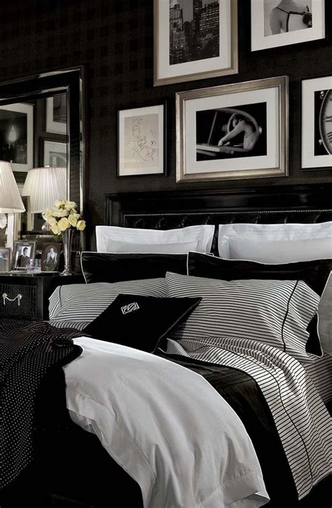 33 Chic And Stylish Bedrooms Dressed In Black And White Master