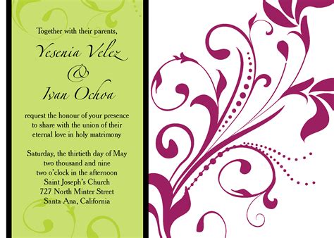 13 Wedding Graphics For Invitations Images Free Wedding Invitation