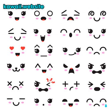 Ojos Kawaii ️ Para Descargar Dibujar Y Pintar Fácil