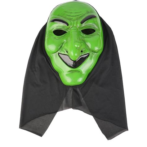 Halloween Adult Mask With Hood Witch Each Woolworths
