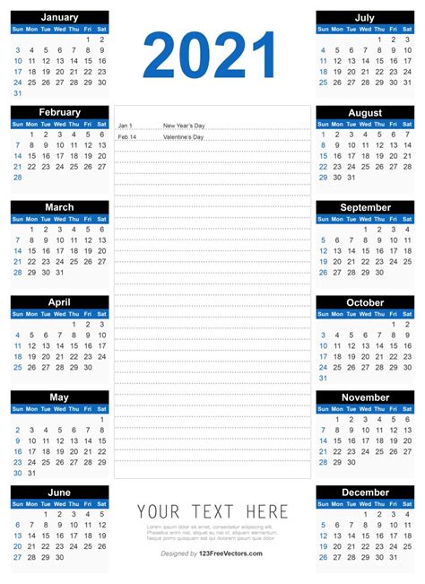#papertraildesign #calendar #20202021calendar #2021schoolyear #20202021schoolyearcalendar #onepagecalendar Free Free 2021 Printable Calendar
