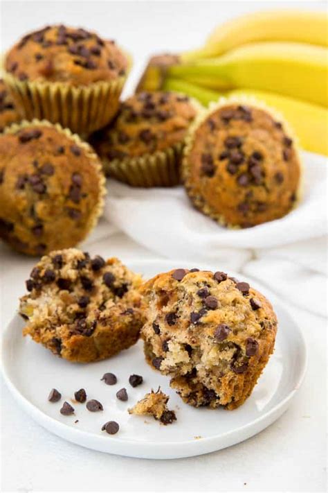 Best Banana Chocolate Chip Muffins Spoonful Of Flavor