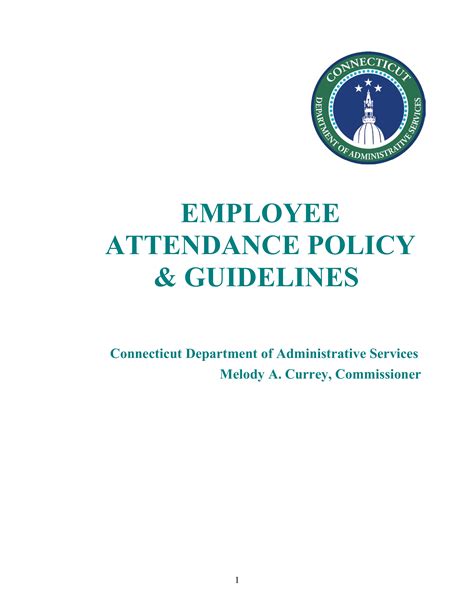 Free Employee Attendance Policy Template