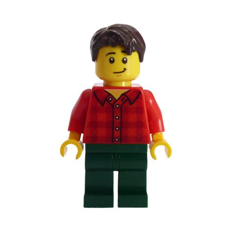 Lego Man With Red Plaid Shirt Minifigure Brick Owl Lego Marketplace