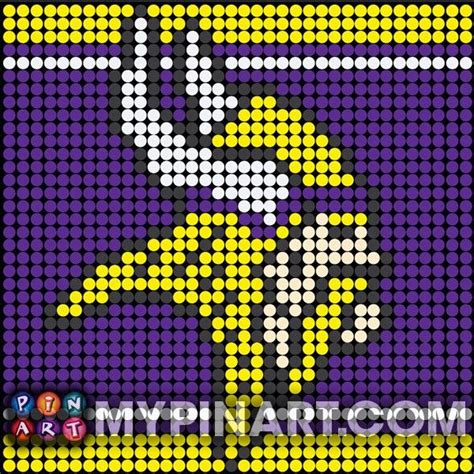 Pin By Conrad On NFL By PinArt Pin Art Perler Beads Quilt Square