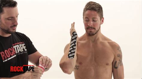 Rocktape Kinesiology Taping Instructions For Tfc Pain Youtube