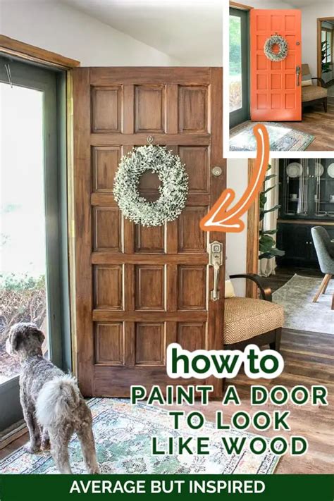 How To Paint Front Door To Look Like Wood Johnny Counterfit