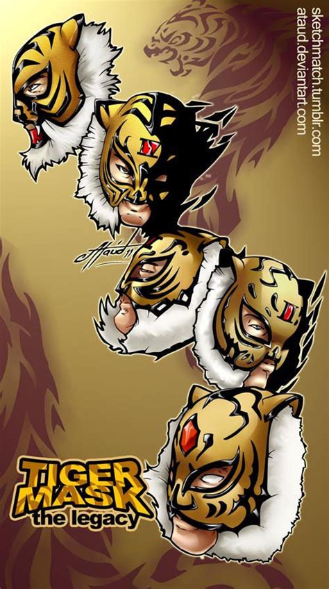Dinastia Tiger Mask By Ataud Lucha Libre Luchador Cartoon Crazy