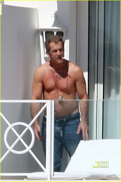 Mel Gibson Shirtless Pictures In Cannes Popsugar Celebrity Hot Sex Picture