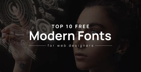 Top 10 Free Modern Fonts For Designers B3 Multimedia Solutions
